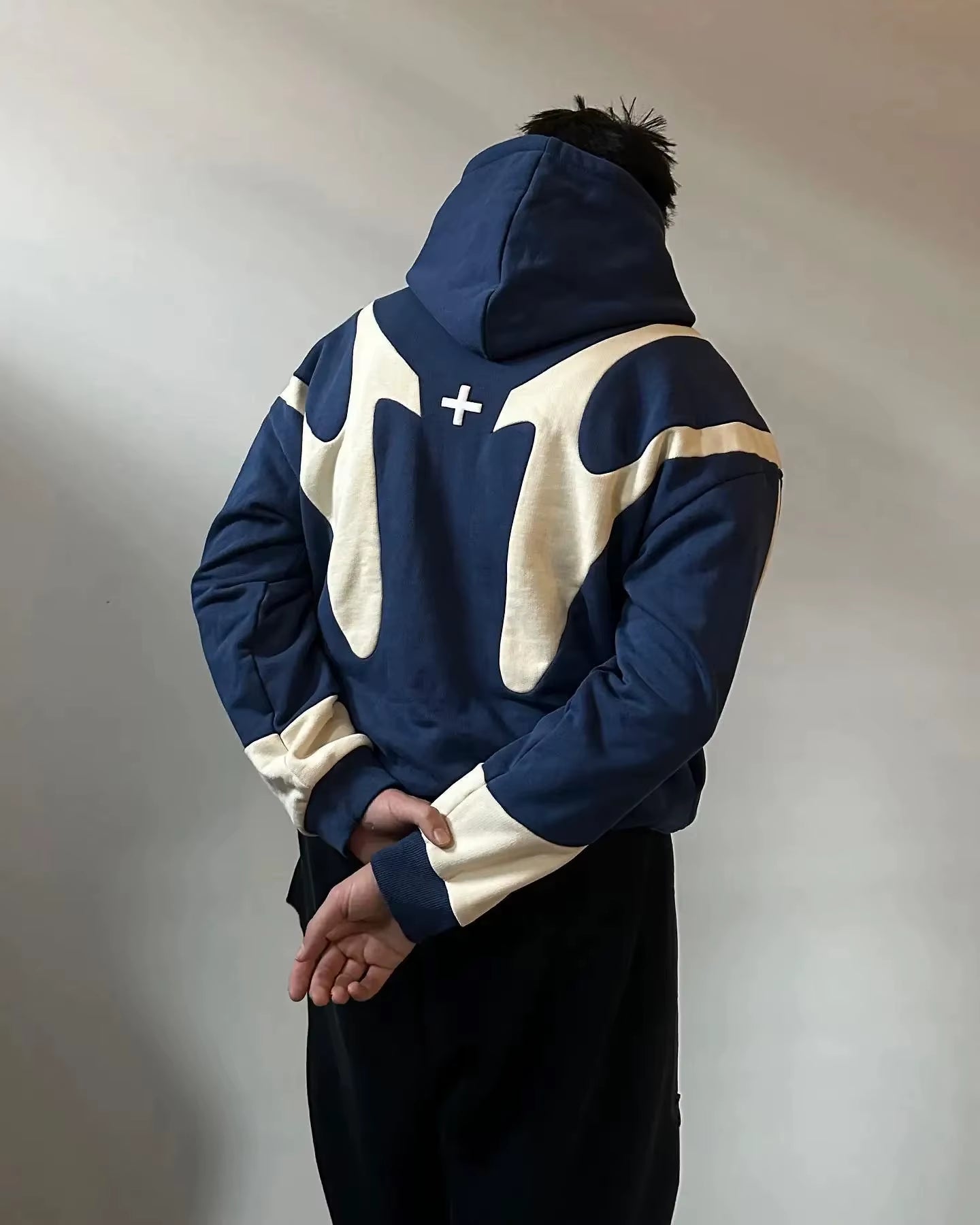 Y2K Retro Zip up Hoodie Men Harajuku Hip Hop Vintage Gothic Sweatshirt High Street Punk Hip Hop Tops Streetwear