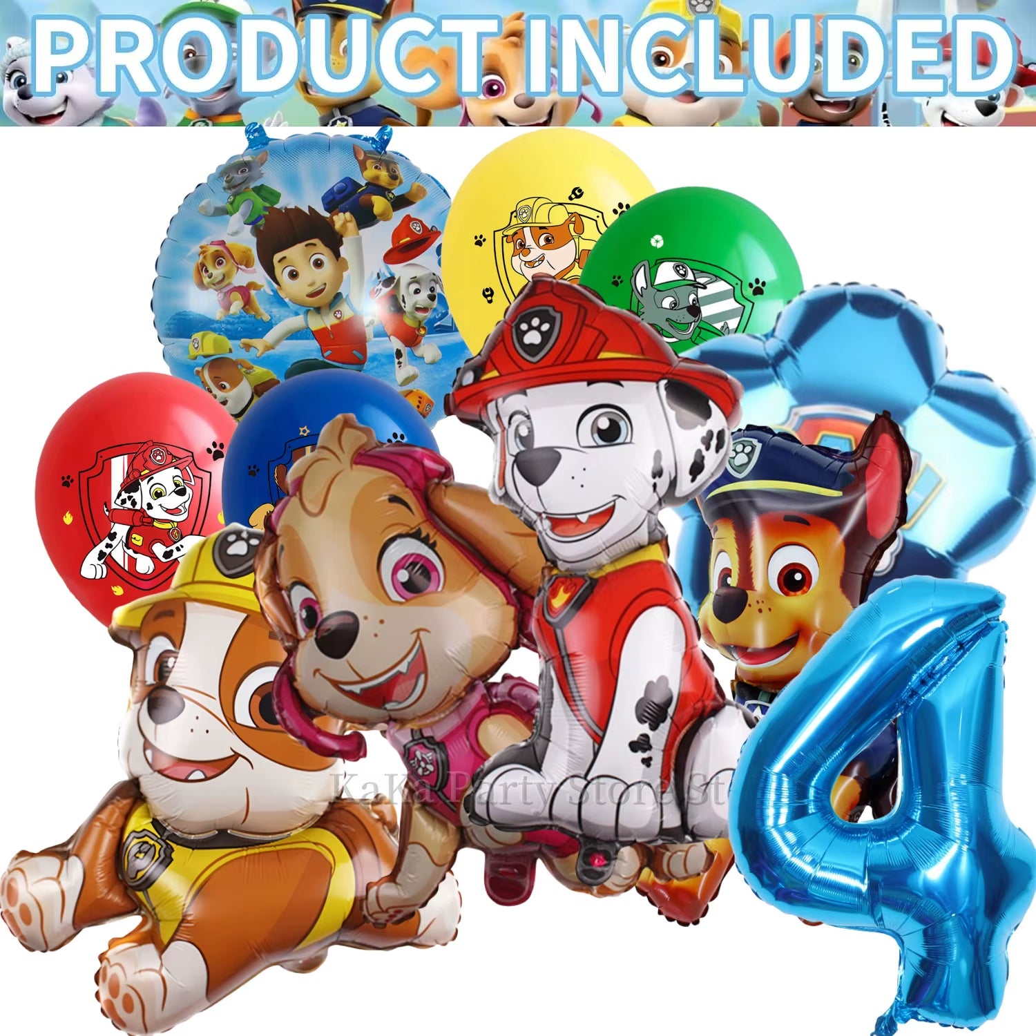PAW Patrol Birthday Party Decor Tableware Tablecloth Plates Cup Balloons Baby Shower PAW Patrol Party Supplies Kids Favors Gifts