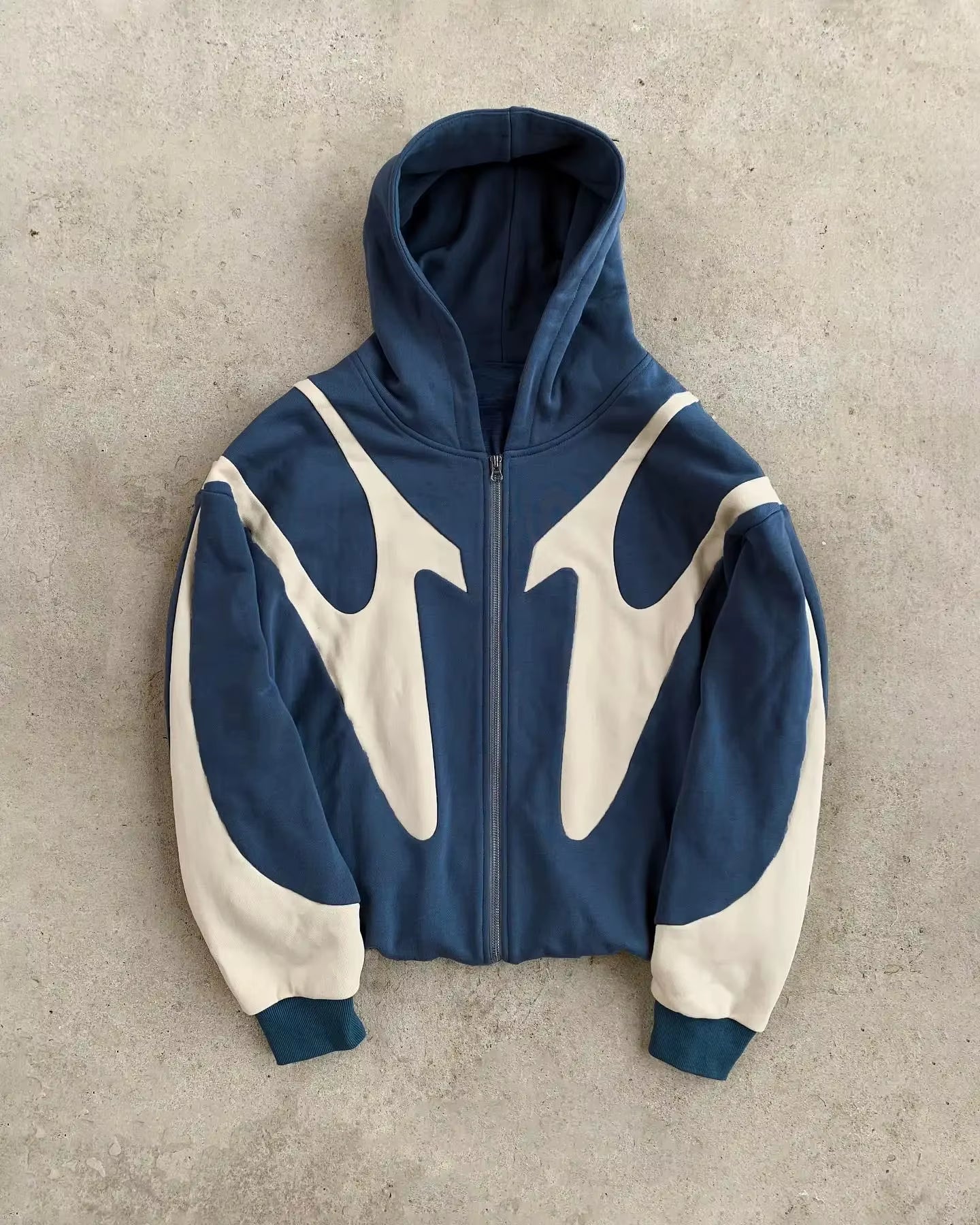 Y2K Retro Zip up Hoodie Men Harajuku Hip Hop Vintage Gothic Sweatshirt High Street Punk Hip Hop Tops Streetwear