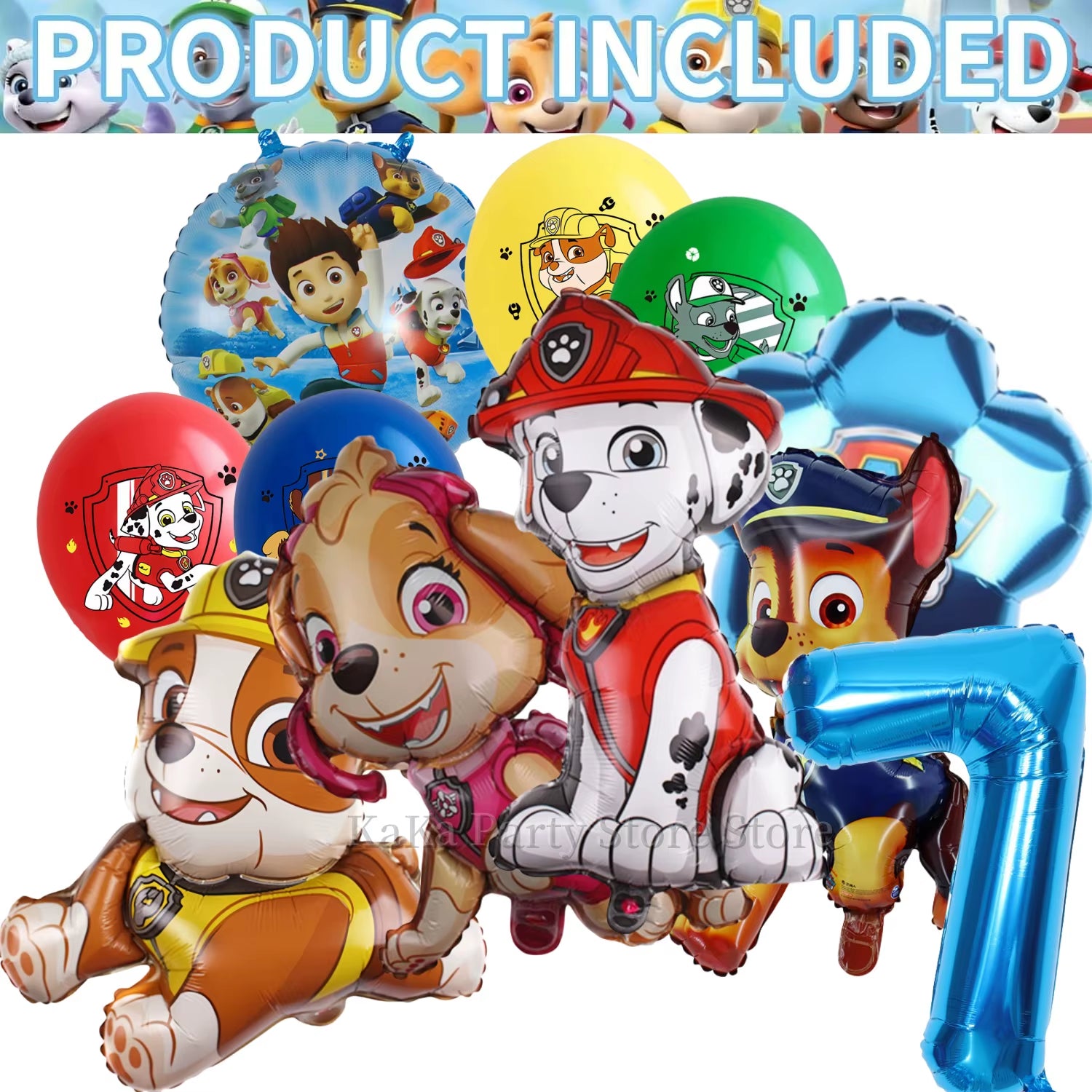 PAW Patrol Birthday Party Decor Tableware Tablecloth Plates Cup Balloons Baby Shower PAW Patrol Party Supplies Kids Favors Gifts