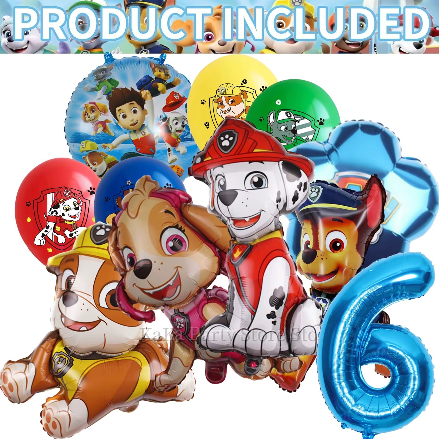 PAW Patrol Birthday Party Decor Tableware Tablecloth Plates Cup Balloons Baby Shower PAW Patrol Party Supplies Kids Favors Gifts