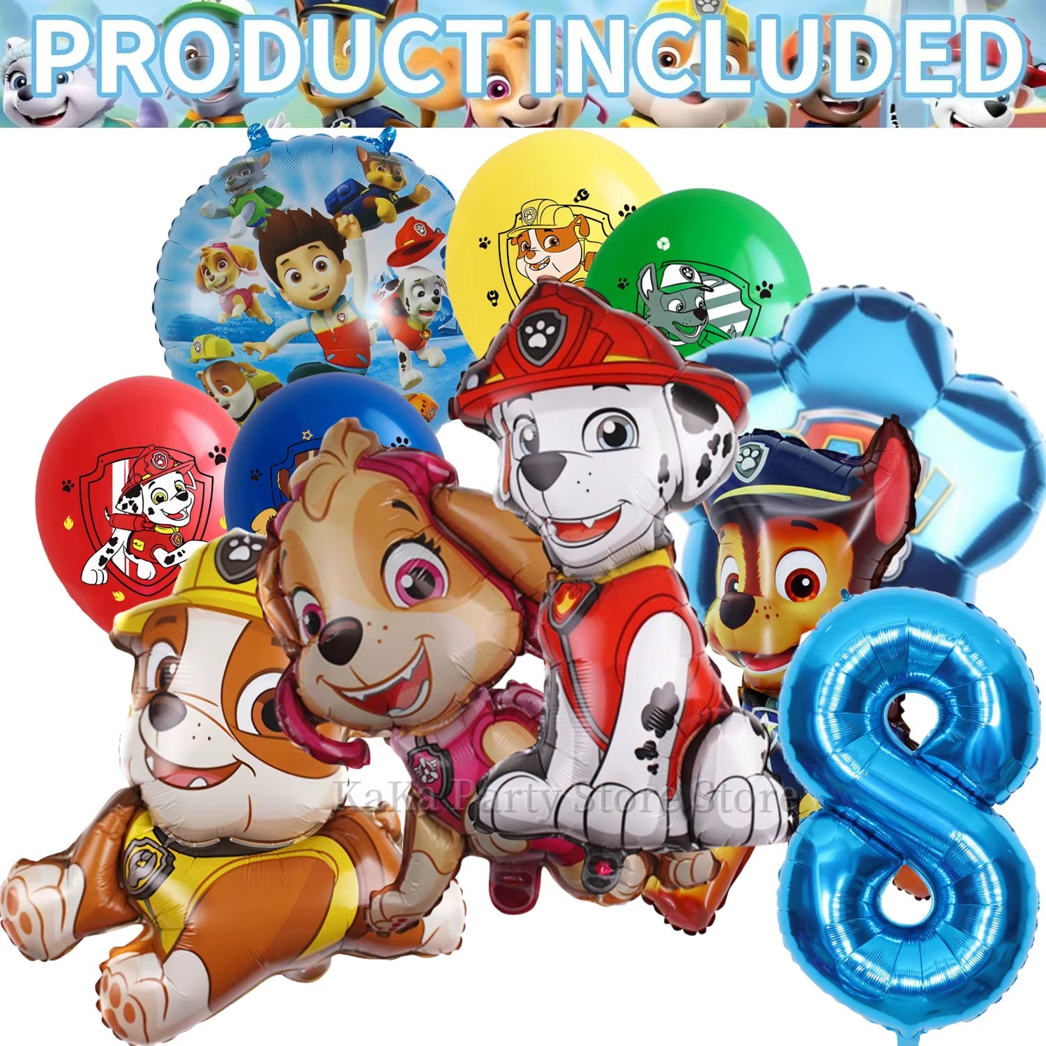 PAW Patrol Birthday Party Decor Tableware Tablecloth Plates Cup Balloons Baby Shower PAW Patrol Party Supplies Kids Favors Gifts