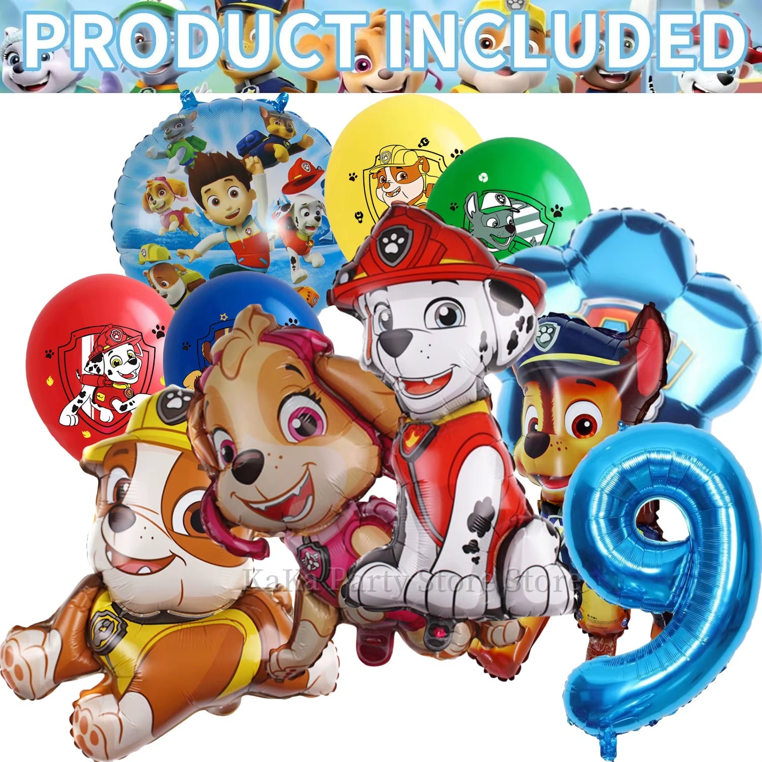 PAW Patrol Birthday Party Decor Tableware Tablecloth Plates Cup Balloons Baby Shower PAW Patrol Party Supplies Kids Favors Gifts