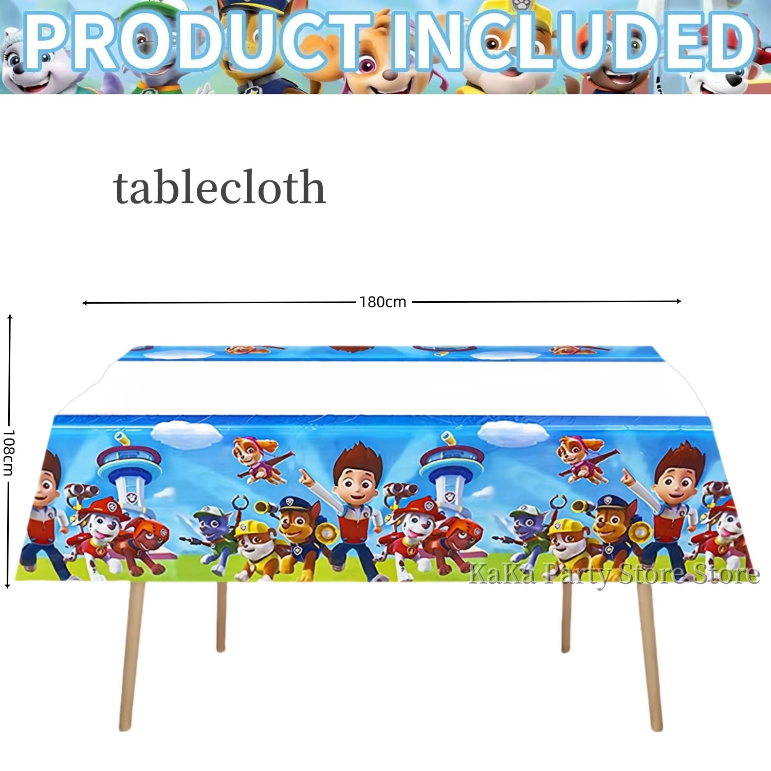 PAW Patrol Birthday Party Decor Tableware Tablecloth Plates Cup Balloons Baby Shower PAW Patrol Party Supplies Kids Favors Gifts