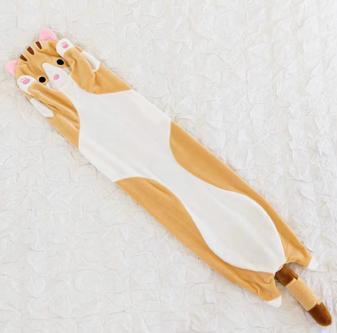 50/70/90/110/130Cm Funny Joy Cute Soft Long Cat Plush Toys Pause Office Nap Pillow Bed Sleep Home Decor Doll for Kids Girl Gift