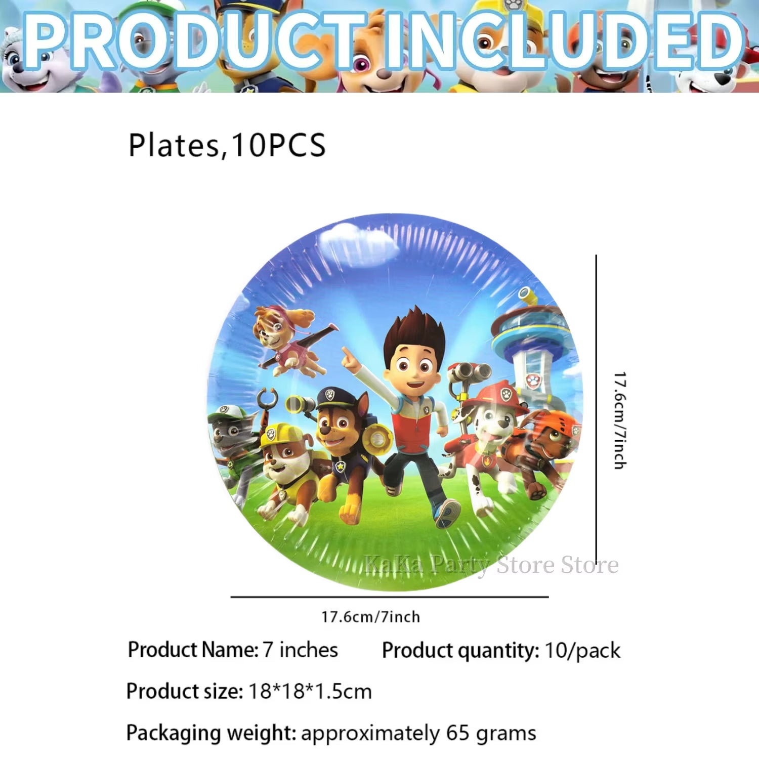 PAW Patrol Birthday Party Decor Tableware Tablecloth Plates Cup Balloons Baby Shower PAW Patrol Party Supplies Kids Favors Gifts