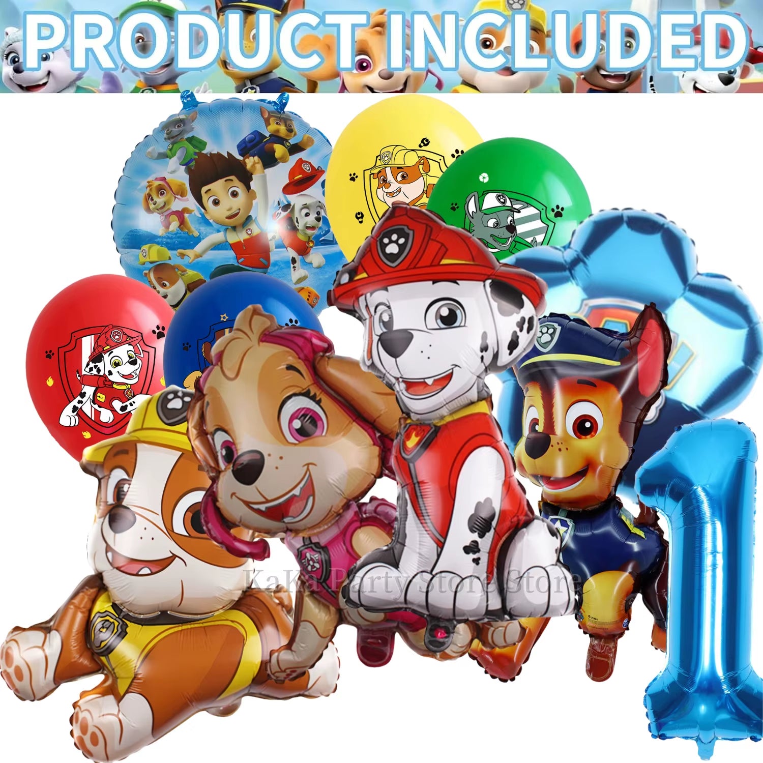 PAW Patrol Birthday Party Decor Tableware Tablecloth Plates Cup Balloons Baby Shower PAW Patrol Party Supplies Kids Favors Gifts
